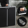 5ft Mini Table Tennis Table, Folding Ping Pong Table with Net
