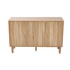 Rattan 2 Doors Sideboard Cabinet Home Storage Cupboard Buffet & 3 Drawers Unit