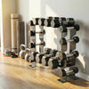 4-Tier Dumbbell Rack, Heavy-Duty Weight Rack for Dumbbells, Black