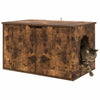 Cat House Smoked Oak 85 x 55 x 50.5 cm Engineered Wood