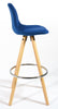Bar Stools Kitchen Breakfast Chairs Dining Modern Wooden Velvet | Set of 2