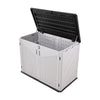 975L Outdoor Storage Box Garden Patio Plastic Chest Container Multibox with Base