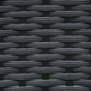 3PC Rattan Furniture Bistro Set Garden Table Chairs Patio Outdoor Black