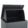 Lockable Metal Parcel Delivery Secure Dropbox Outdoor Storage Letter Post Box