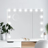 LED Hollywood Vanity Makeup Mirror Large Light Mirrors with 15 Dimmable Bulbs
