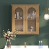 New Bathroom Cabinet With Shelf Wall Mounted For Bathroom wooden color Storage