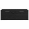 Wall Cabinet Black oak 100 x 36.5 x 35 cm Engineered wood