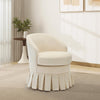 Vanity Stool Chair with Back& Arms,Upholstered Makeup Chair,for Bedroom Bathroom