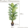 Artificial Areca Palm Tree Natural Looking Faux Plant in Pot 2ft 3ft 4ft 5ft 6ft