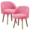Set of 2 Small Accent Tub Chairs Occasional Lounge Sofa for Living Room Bedroom,