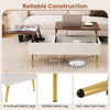 Lift Top Coffee Table Modern Center Table w/Storage Compartments-Walnut