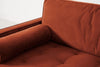 Swyft Model 02 Loveseat Sofa - Brick Velvet RRP £1199