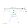 Large Winged Clothes Airer Horse Laundry Dryer Rack Washing Indoor Outdoor