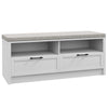 Shoe Storage Bench w/ Removable Cushion, Open Compartments & Drawers Refurbished