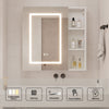 Bathroom LED Mirror Cabinet with Demister 3 Shelves Storage Cabinet Touch Sensor