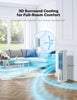 Portable Air Cooler 5L Evaporative 3in1 Fan Humidifier Oscillating Remote Timer