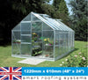 4mm Clear Twinwall Greenhouse Polycarbonate Sheet | 1220mm x 610mm (48" x 24")