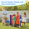 Large Giant 4 In A Row Garden Connect 4 Four Game Kids Outdoor Family Set