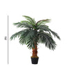 100cm Large Faux Palm Tree Fake Artificial Green Plants Realistic Tree Garden UK