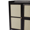 3 Rattan Doors Bamboo Shoe Cabinet Storage Cupboard Hallway Footwear Stand Rack
