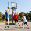 Stepless Adjustable Basketball Stand w/Stable Weighted Base