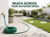 50M Garden Hose Pipe Reel Reinforced Outdoor With ANS Nozzle Fitting Easy Usage
