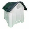 Plastic Dog Kennel HugglePets Weatherproof Pet House In & Outdoor Animal Shelter