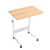 Height Adjustable Laptop Desk Mobile Bedside Table Overbed Computer Stand Office