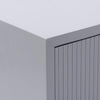 OHS Ribbed Bedside Table Cabinet 3/4/5/6 Draw Nightstand Side Board