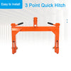 3 Point Quick Hitch 3000 lbs Adaptation to Category 1 & 2 Tractor Attachments