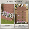 Trellis Planter Box Raised Garden Bed Climbing Plants Flowers Privacy Screen