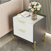 White Grey Chest of Drawers Storage Cabinet Bedside Table Rectangular Nightstand