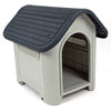 Plastic Dog Kennel Durable Weatherproof Pet House for Dogs, Cats & Small Animals