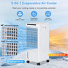 Kwanner Portable Evaporative Air Cooler 4L/7L 3-in-1 Cooling Humidifier Remote