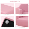 2 in 1 Kids Sofa Set Table and Chair Set Toddler Armchair Seat