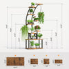 9 Tier Plant Stand Indoor With Grow Lights Tall Corner Shelf For Multiple Plants
