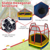 7FT Kids Trampoline Recreational Trampoline Mini Round Bounce Jumper w/Net
