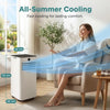 SereneLife 9000 BTU Portable Air Conditioner 3 in 1 Air Con Dehumidifier Fan AC