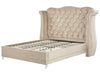 Velvet EU Super King Size Bed Beige AYETTE