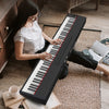 ♬Mustar 88 Key Semi Weighted Digital Piano Portable Keyboard Stool Chair