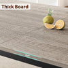 78.7 Industrial Dining Table for 6-8 People,Large Rectangular Wood Kitchen Table