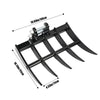 Mini Excavator Attachment Mini Digger Rake 450mm / 25mm Pins Mini Grabber