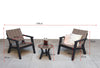 Signature Weave Garden Black & Grey 2 Seat Outdoor Bistro Dining Set RRP £321
