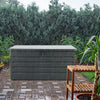 XL Metal Steel Garden Storage Box Large Outdoor Chest Utility Cushion Shed Trunk