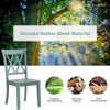 Set of 2 Dining Chairs Wooden Kitchen Side Chair Armless Chairs W/Ergonomic Back