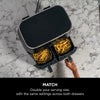 Ninja Foodi Dual Zone Air Fryer | 7.6L, 6 Functions | REFURB | AF300UK