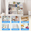 White Bookshelf Storage Shelf For Children's Reading Room Open Storage Modern