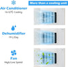 Tangzon 7000 BTU Portable Air Conditioner 4-in-1 Dehumidifier Remote Timer
