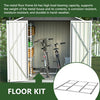 Garden Shed With Window Doors Outdoor Steel Apex Roof Tool Foundation
