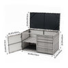Garden Storage Box Patio Terrace Balcony Home Indoor Tool Chest Shed Furniture